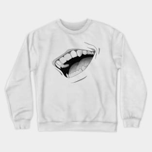 Anime mouth Crewneck Sweatshirt
